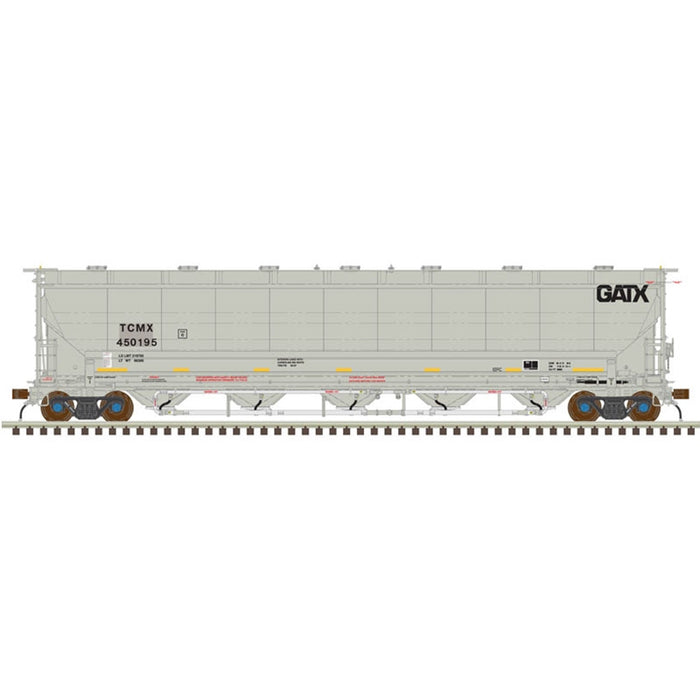 Atlas Master Plus 20005204 HO Scale Trinity 5660 Covered Hopper GATX TCMX 450191 