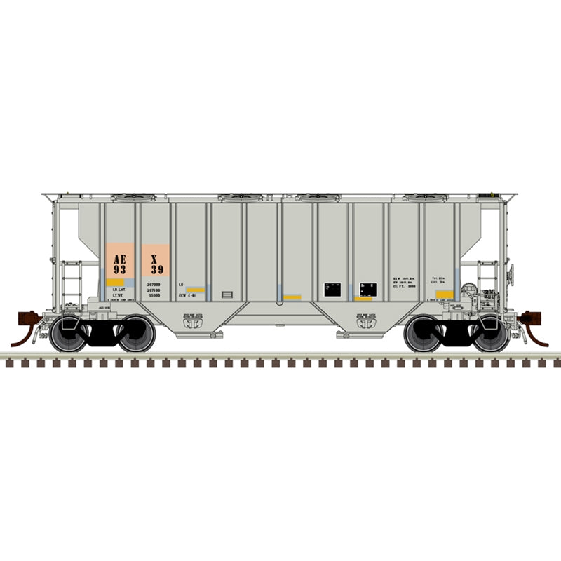 Atlas Master Plus 20007114 HO Scale Portec 3000 Covered Hopper The Andersons Inc AEX 9352