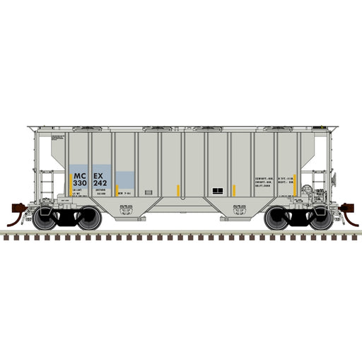 Atlas Master Plus 20007120 HO Scale Portec 3000 Covered Hopper Midwest Railcar MCEX 330242