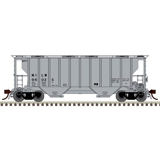 Atlas Master Plus 20007122 HO Scale Portec 3000 Covered Hopper Milwaukee Road MILW 96079