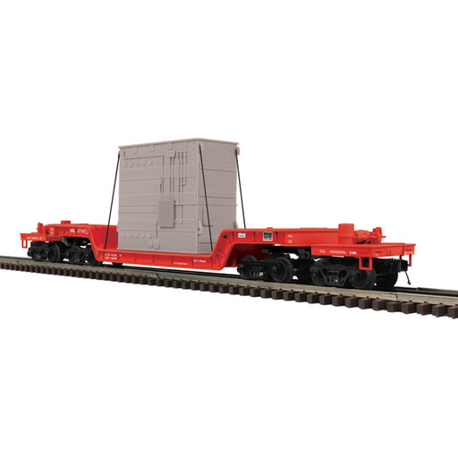 Atlas O 3003046 O Scale 75' Depressed Center Flatcar with Load Kasgro KRL