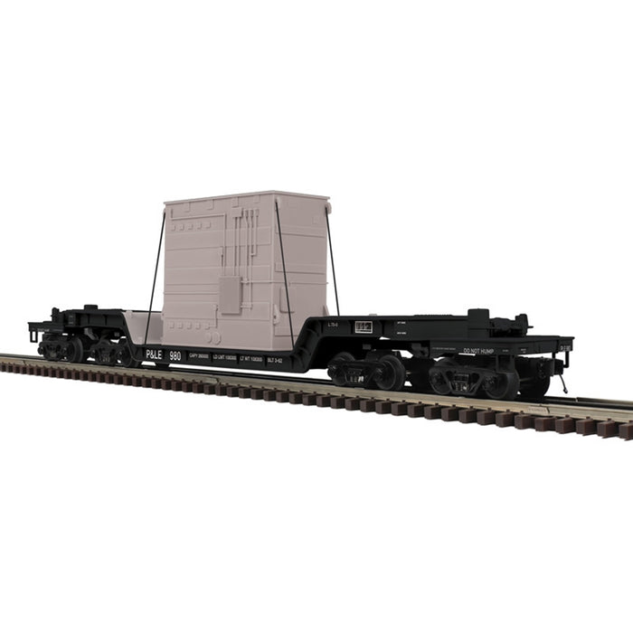 Atlas O 3003049 O Scale 75' Depressed Center Flatcar with Load Pittsburgh & Lake Erie P&LE