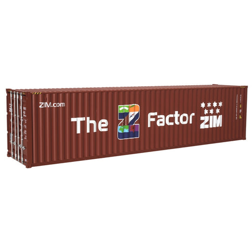 Atlas O Master 3001144 O Scale 40' High Cube Container ZIM ZCSU #'s Vary