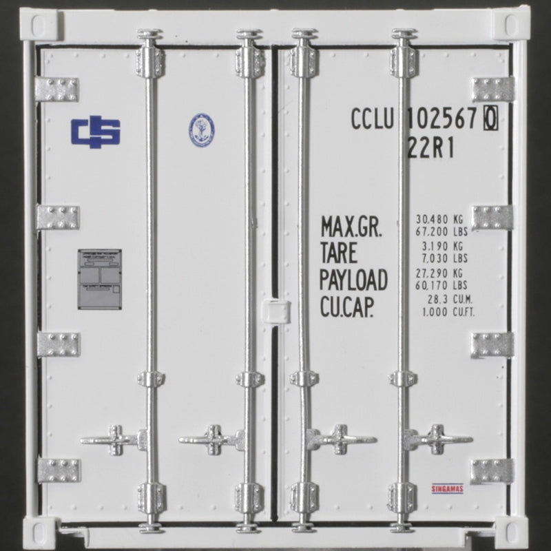 Atlas O Master 3002231 O Scale 20' Refrigerated Container China Shipping CCLU #s Vary