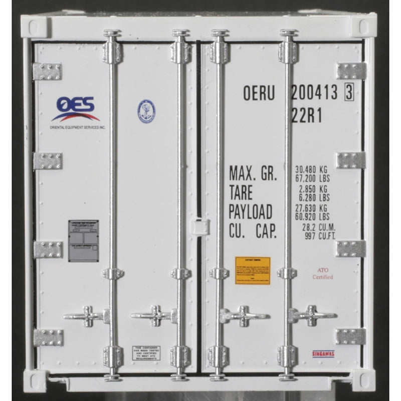 Atlas O Master 3002232 O Scale 20' Refrigerated Container Cosco OERU #s Vary