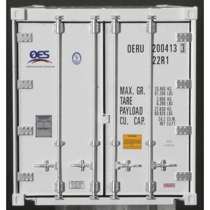 Atlas O Master 3002232 O Scale 20' Refrigerated Container Cosco OERU #s Vary