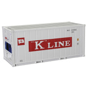 Atlas O Master 3002233 O Scale 20' Refrigerated Container K Line AKLU #s Vary