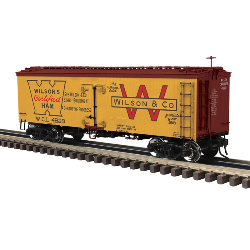 Atlas O Master 3003043 O Scale 36' Wood Reefer Wilson Packing WCL