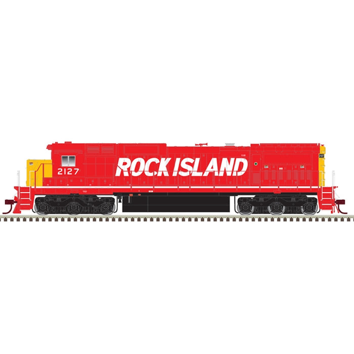 Atlas Silver 10004177 HO Scale GE Dash 8-40C Rock Island Rail RIRX 2127
