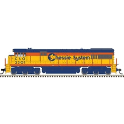Atlas Silver 1003901 HO Scale GE U30C Chessie System C&O 3301