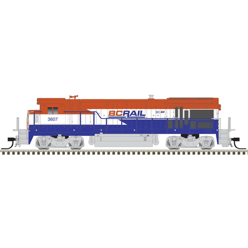 Atlas Silver 40005446 N Scale GE B36-7 British Columbia Railway BC RAIL 3607