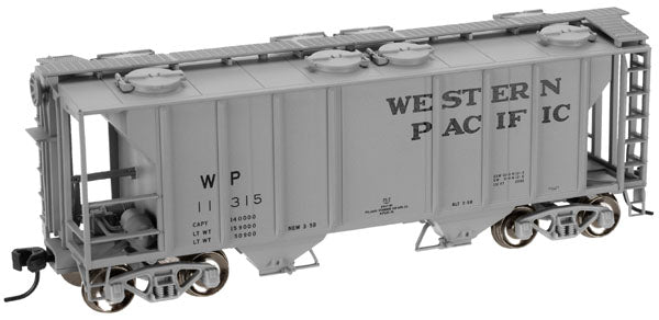 Atlas Trainman 11276 HO Scale PS-2 2 Bay Covered Hopper Western Pacific WP 11315 - NOS