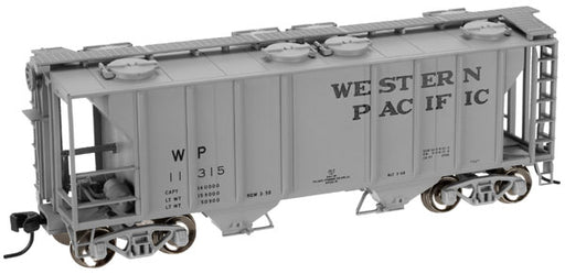 Atlas Trainman 11276 HO Scale PS-2 2 Bay Covered Hopper Western Pacific WP 11315 - NOS