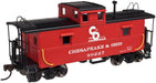 Atlas Trainman 20003012 HO Scale Center Cupola Steel Caboose C&O 90251 - NOS