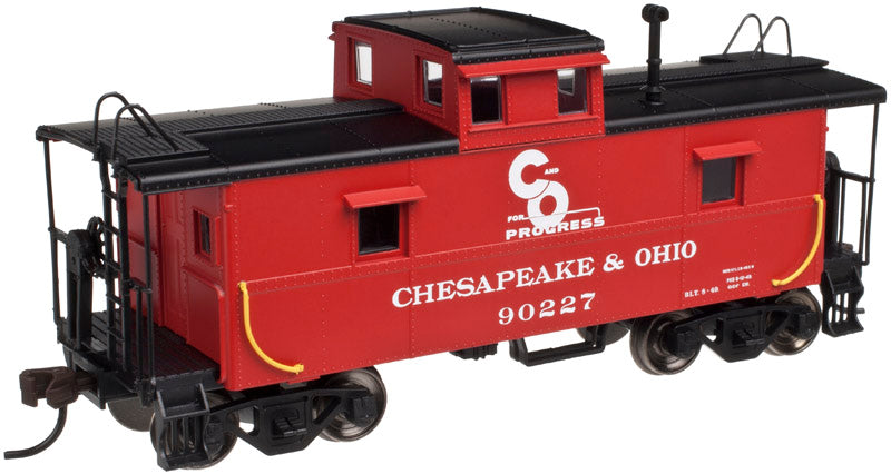 Atlas Trainman 20003012 HO Scale Center Cupola Steel Caboose C&O 90251 - NOS