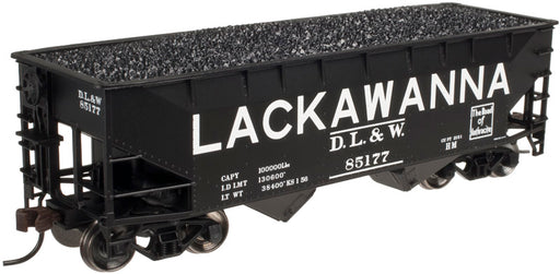 Atlas Trainman 20003145 HO Scale 2 Bay Offset Hopper DL&W 85177 - NOS