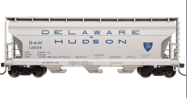 Atlas Trainman 20004448 HO Scale ACF 3560 Covered Hopper Delaware & Hudson D&H 12601