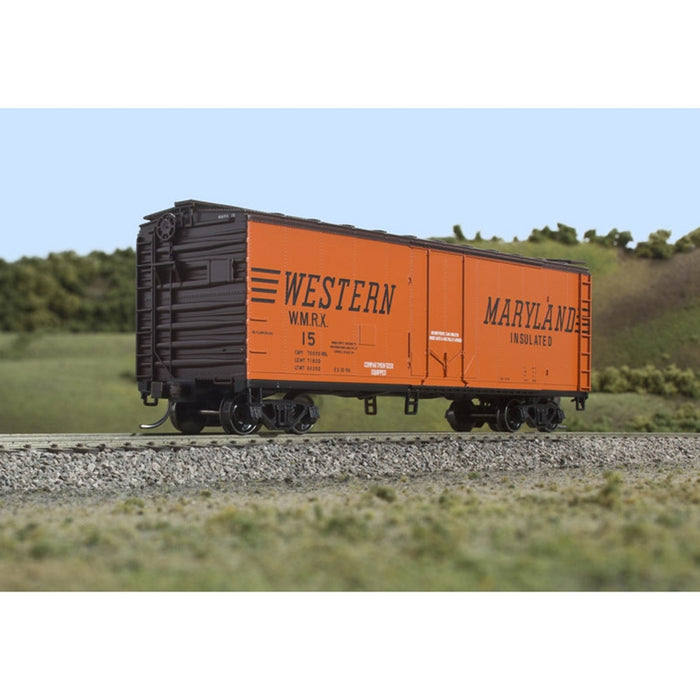 Atlas Trainman 20006136 HO Scale 40' Insulated Plug Door Boxcar Western Maryland WM 3