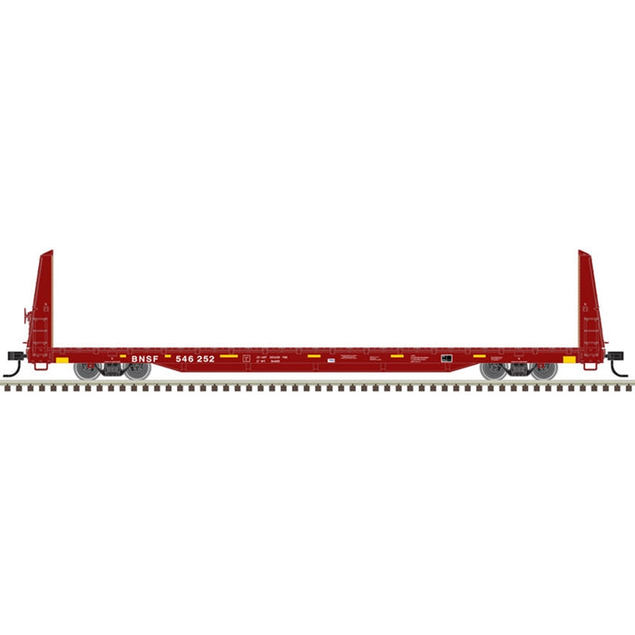 Atlas Trainman 20006449 HO Scale 62' Bulkhead Flatcar BNSF 546056