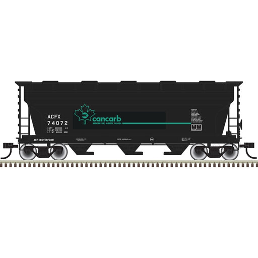 Atlas Trainman 20006501 HO Scale ACF 3560 Covered Hopper Cancarb ACFX 74080 