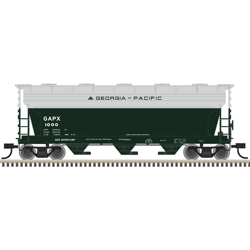 Atlas Trainman 20006502 HO Scale ACF 3560 Covered Hopper Georgia Pacific  GAPX 1000 