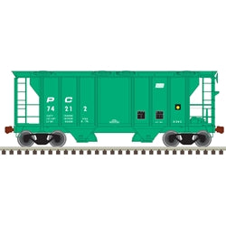 Atlas Trainman 2006554 HO Scale PS-2 Covered Hopper Penn Central PC 74216