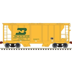 Atlas Trainman 2006595 HO Scale PS-2 Covered Hopper Burlington Northern Scale Monitor Car BN 979039