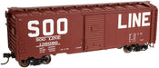 Atlas Trainman 21000047 HO Scale 40' 1937 AAR Boxcar Kit SOO Line 135172 - NOS