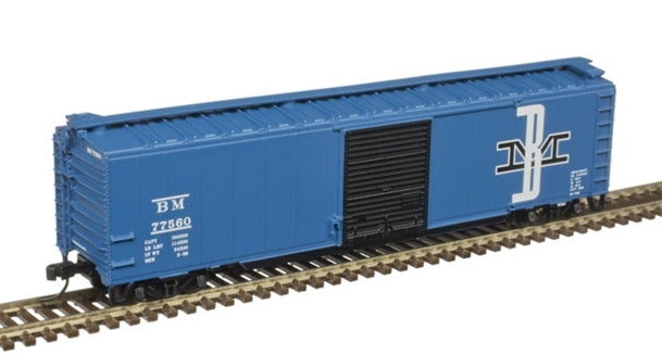 Atlas Trainman 50003866 N Scale 50' Boxcar Boston and Maine BM 77537