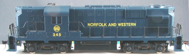 Atlas (Yellow Box) 7092 HO Scale ALCo RS-11 Diesel Norfolk & Western N&W 345 with KATO Drive - USED