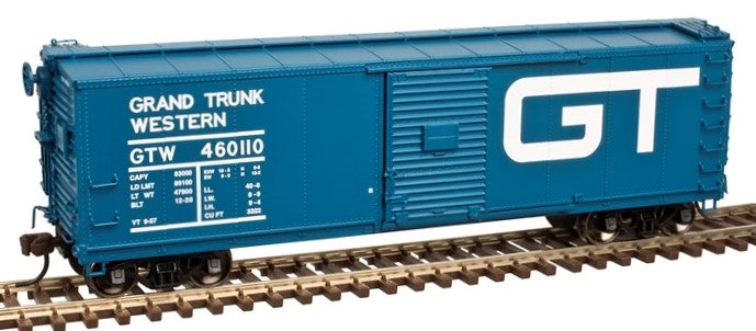 Atlas 20004346 HO Scale USRA 40' Steel Boxcar Grand Trunk Western GTW 460346