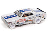 Auto World 369 HO Scale Stock Car Legends 1970 Plymouth Duster "The Mongoose" Slot Car (White)
