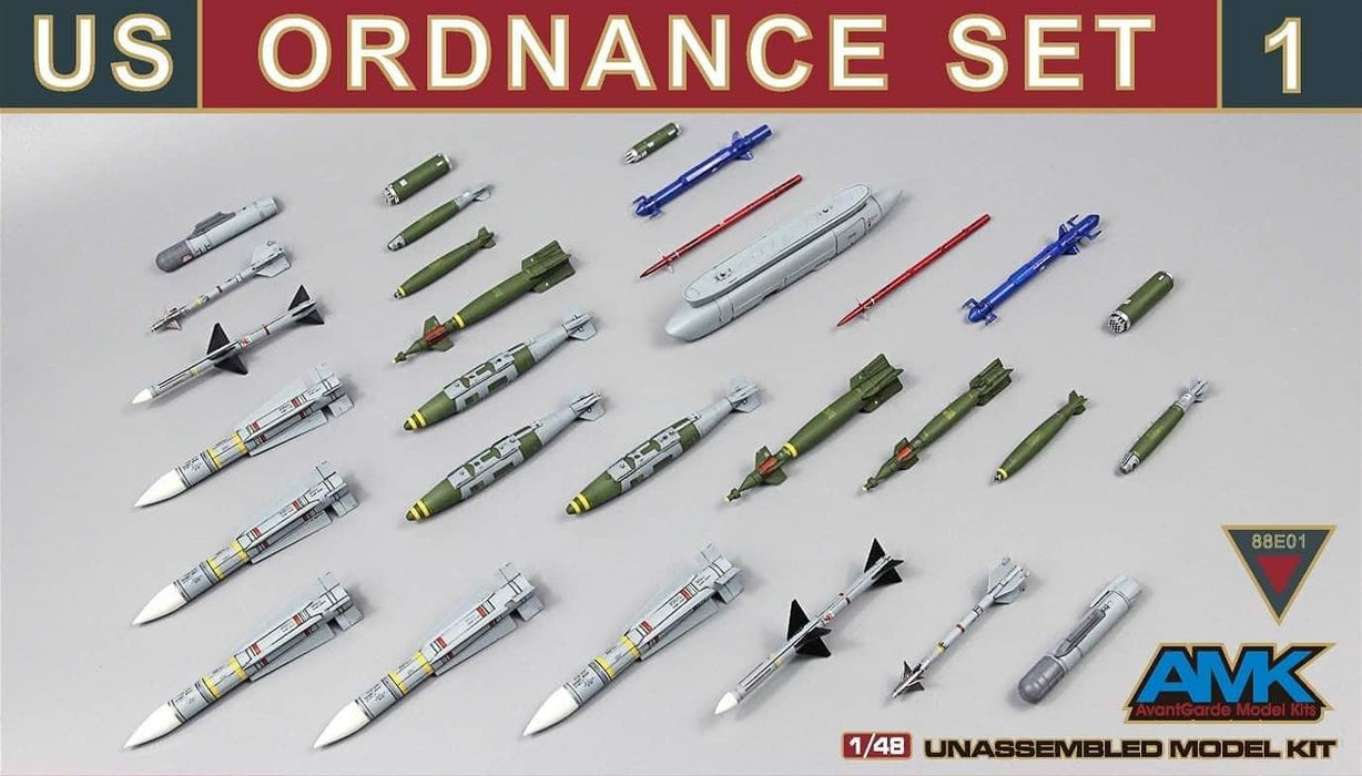 AvantGarde Model Kits 88E01 1/48 US Ordnance Weapons Set for F14D