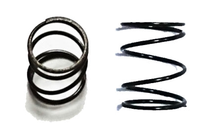 Awesomatix A12-SPR12F-C0.9 Black Front Shock Springs for A12 Pan Car 1 Pair