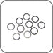 Awesomatix A700-SH01 6x8x0.1mm Shim x 10 