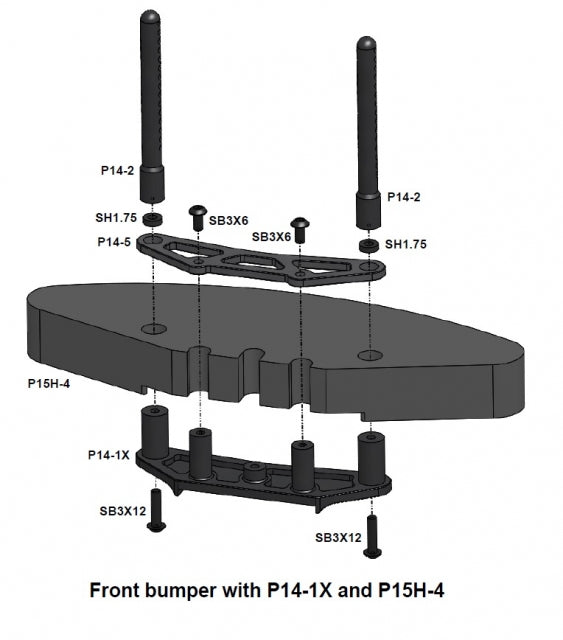 Awesomatix A800-P14-1X  Lower Bumper