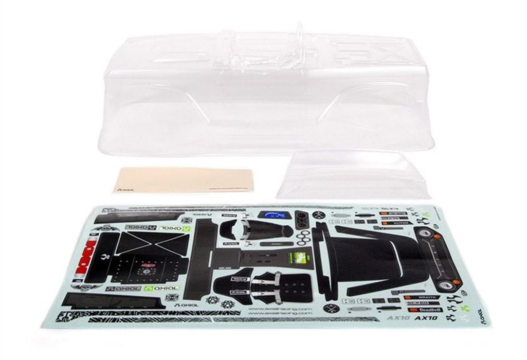 Axial AX04039 SCX10 Deadbolt 1/10 Scale Clear Body