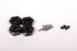 Axial AX30427 Black Narrow  Aluminum Hex Hub 12mm 4 Pack