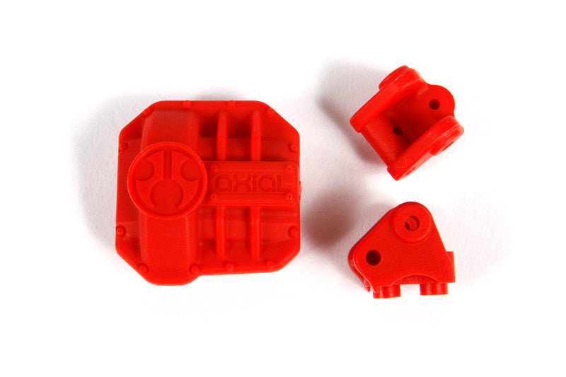 Axial AX31384 AR44 Differential Cover and Link Mount (Red)