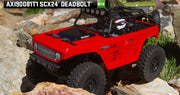 Axial AX90081 SCX24 Deadbolt 1/24 Scale 4x4 RTR Crawler Red