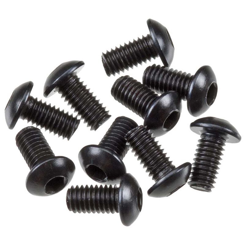 Axial AXA0113 Hex Socket Button Head 3x6mm Screw 10 Pack