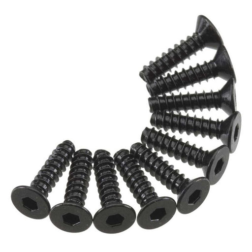 Axial AXA466 Hex Socket Flat Head M3x12mm Screw 10 Pack