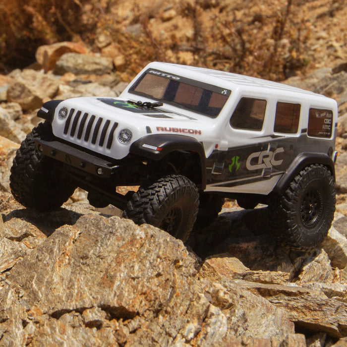 Axial AXI00002V2T1 SCX24 1/24 4x4 RTR Jeep JLU Wrangler Crawler White