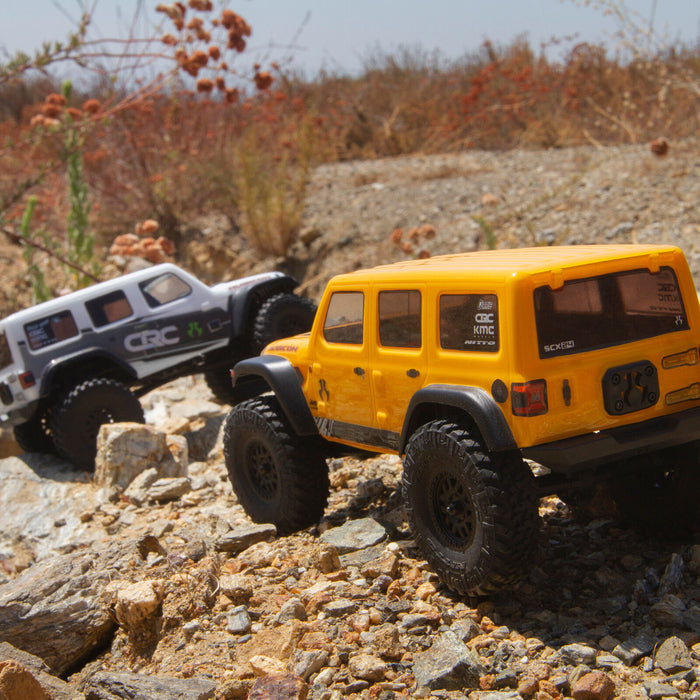 Axial AXI00002V2T2 SCX24 1/24 4x4 RTR Jeep JLU Wrangler Crawler Yellow