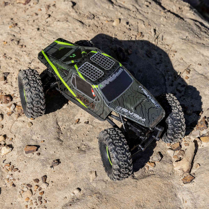 Axial AXI00003T1 AX24 XC-1 1/24 4x4 AWS (All Wheel Steer) Crawler - Green