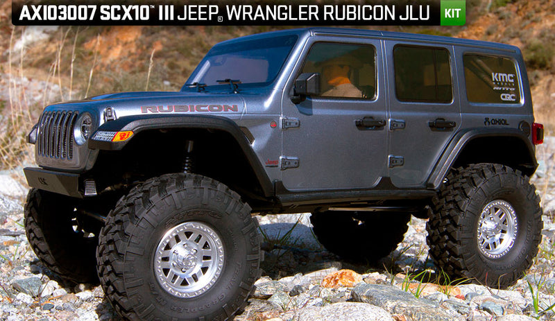 Axial AXI03007 1/10 Jeep JL Wrangler SCX10 III 4WD Builders Kit