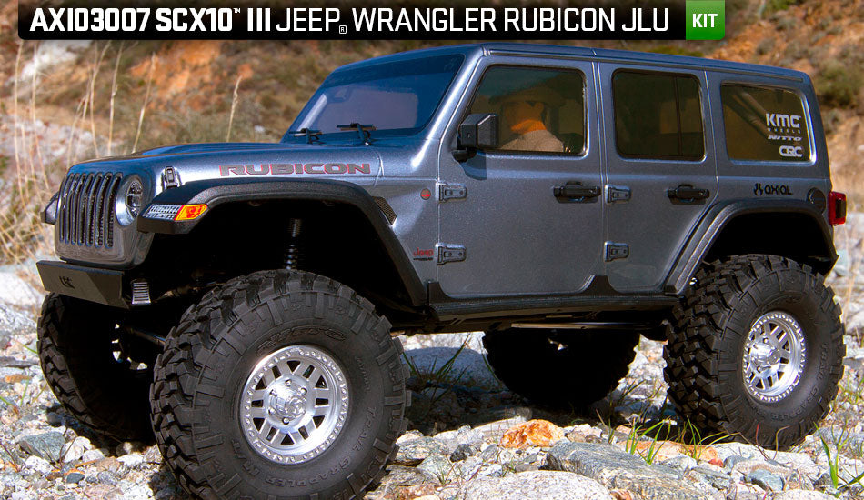 Axial AXI03007 1/10 Jeep JL Wrangler SCX10 III 4WD Builders Kit