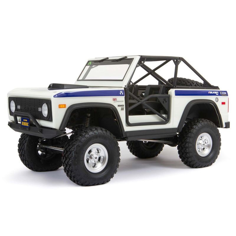 Axial AXI03014T2 1/10 RTR SCX10III Early Ford Bronco - White