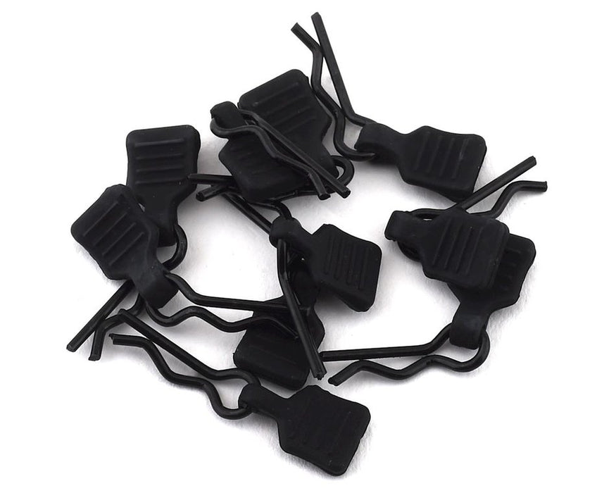 Axial AXI206000 Black Body Clips with Tabs 10 Pack