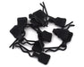 Axial AXI206000 Black Body Clips with Tabs 10 Pack
